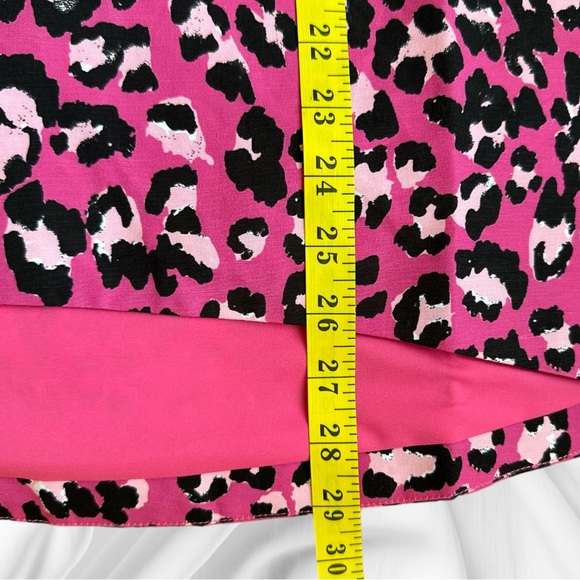 NWT Tyler Boe Melissa Linen Blend Animal Print Sleeveless Tunic Top Pink Small - Picture 10 of 10